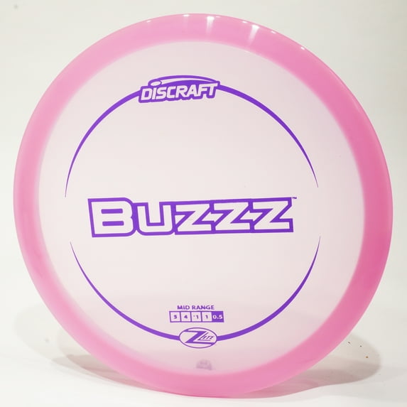 Discraft Z Lite Buzzz Disc Golf Midrange Disc, Pick Color/Weight [Stamp & Exact Color May Vary] Pink 160-164g