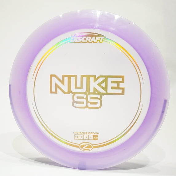 Discraft Z Nuke SS Disc Golf Distance Driver, Pick Color/Weight [Stamp & Exact Color May Vary] Purple 170-172 grams
