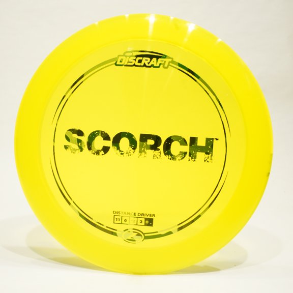 Discraft Z Scorch Disc Golf Distance Driver, Pick Color/Weight [Stamp & Exact Color May Vary] Yellow 173-174 grams