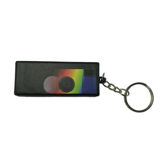 Discreet Keychain Portable Photo Small Keyring Small Charm Camera Shape Keychain for Travel Companion
