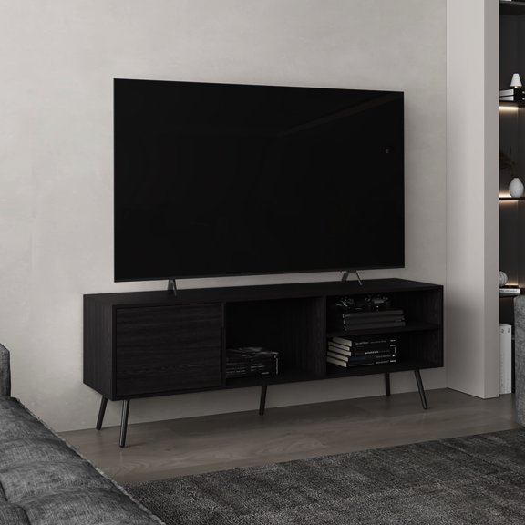 Discreet Storage & Cable Organization - Ideal for Living Room TV Up to 70
