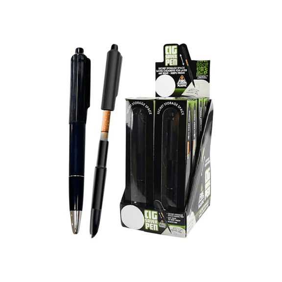 Discreet Storage Pen Case, Air-Tight Pocket Container (12 pack), Portable Travel Organizer