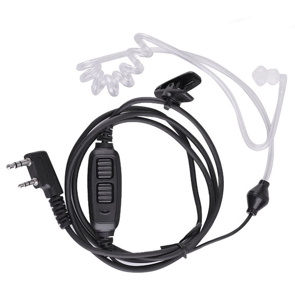 Discreet Transparent Tube Earphone For Secure Anti Noise Communication With Ergonomic Fit Ideal For Field Personnel