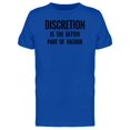 thumbnail image 1 of Discretion Better Part Of Valour Tee Men's -Image by Shutterstock, 1 of 2