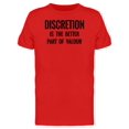 thumbnail image 1 of Discretion Better Part Of Valour Tee Men's -Image by Shutterstock, 1 of 2