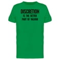 thumbnail image 1 of Discretion Better Part Of Valour Tee Men's -Image by Shutterstock, 1 of 2