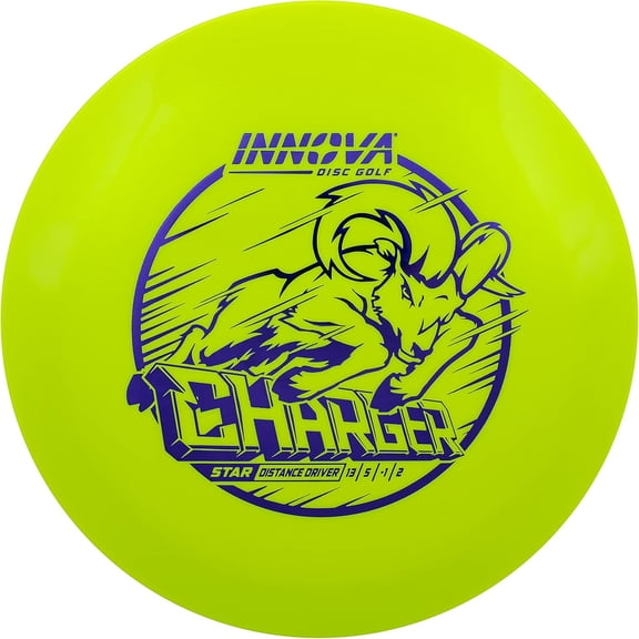 Discs Golf Star Charger Distance Driver High Speed, Straight Flying Distance Driver (Colors Will Vary)
