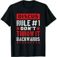 thumbnail image 1 of Discus Don’t Throw It Backwards, Discus Thrower Athlete T-Shirt, 1 of 4