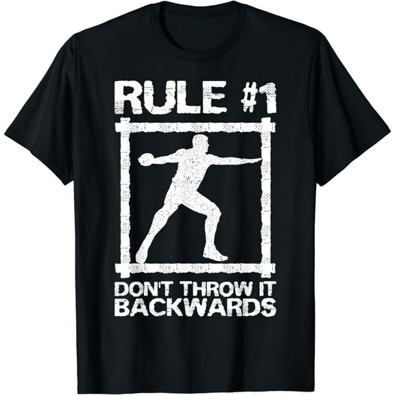 Discus Throw Player Disc Throwing Track And Field Sports T-Shirt