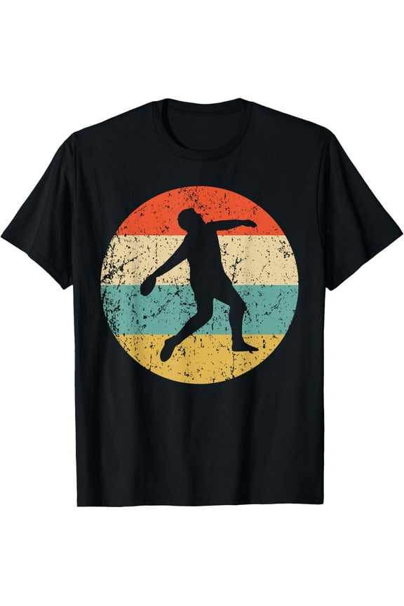 Discus Throw Shirt - Vintage Retro Track And Field T-Shirt T-Shirt
