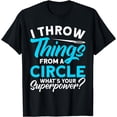 thumbnail image 1 of Discus Throwing Discus Track And Field Discus Thrower T-Shirt, 1 of 4
