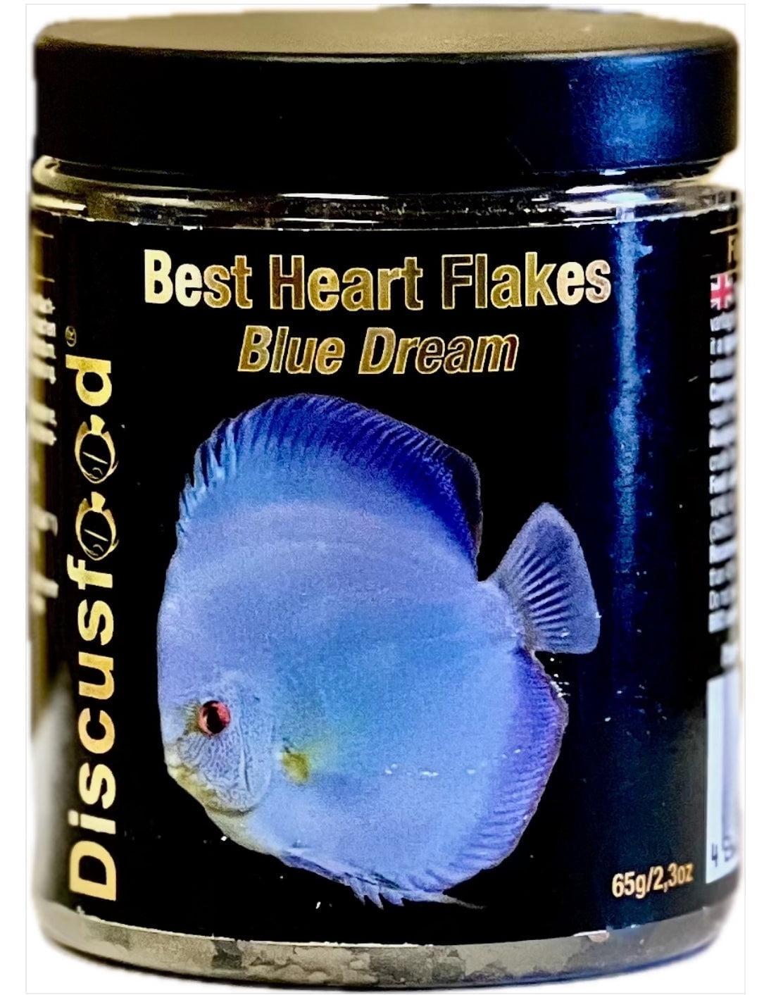 Discusfood Best Heart Flakes Blue Dream Fish Food, 2.3 oz