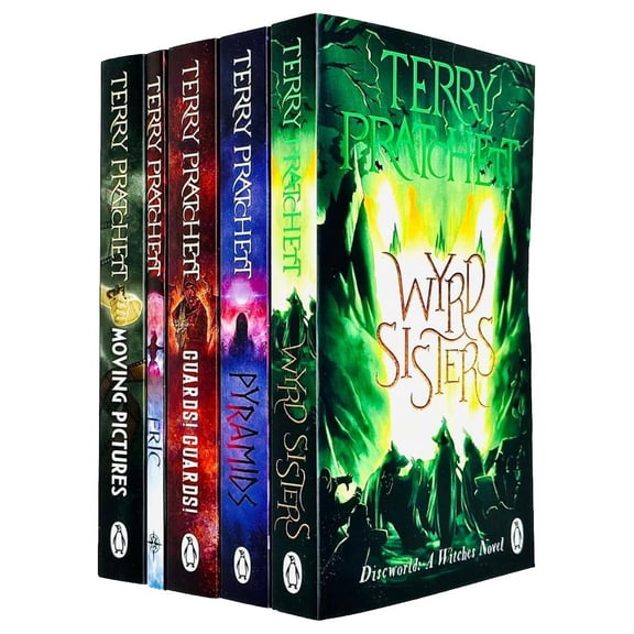 Discworld Novel Series 2 Terry Pratchett Collection 5 Books Set Book 6-10