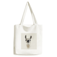 thumbnail image 1 of Disdain Alpaca Ears Pout Art Deco Fashion Tote Canvas Bag Shopping Satchel Casual Handbag, 1 of 3