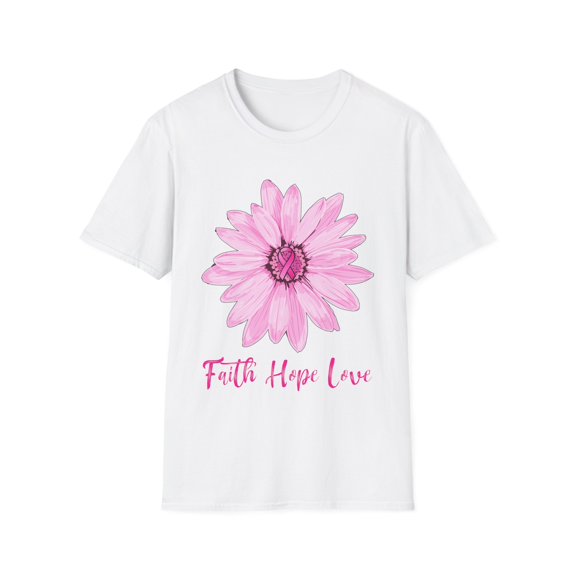 Disease Awareness Survivors Support Gift | Cancer Inspiration Motivational Quote Men Women Unisex Softstyle T-Shirt