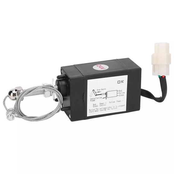 Disel Engine Solenoid Valve Plastic Open Stop Controller Swtch Dc24 XhqPt