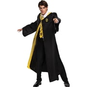Disguise Adult Harry Potter Hufflepuff Deluxe Robe Costume - Size Medium