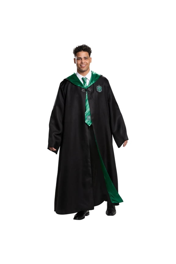 Adult Harry Potter Slytherin Deluxe Robe Costume - Size X Large