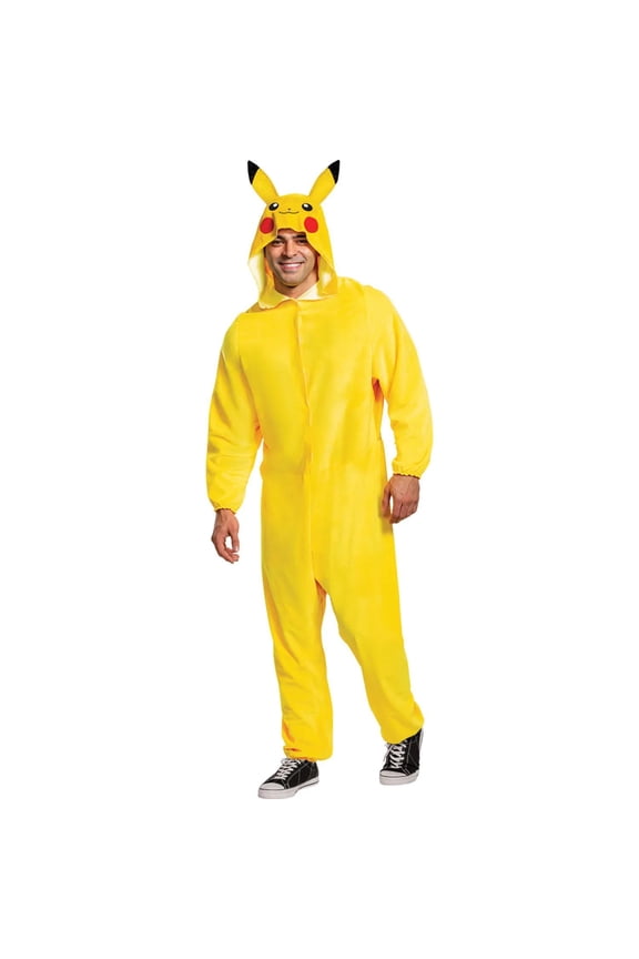 Adult Pokemon Classic Pikachu Costume - Size Small/Medium