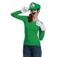 thumbnail image 1 of Adult's Super Mario Brothers Classic Luigi Elevated Costume Accessory Kit, 1 of 4