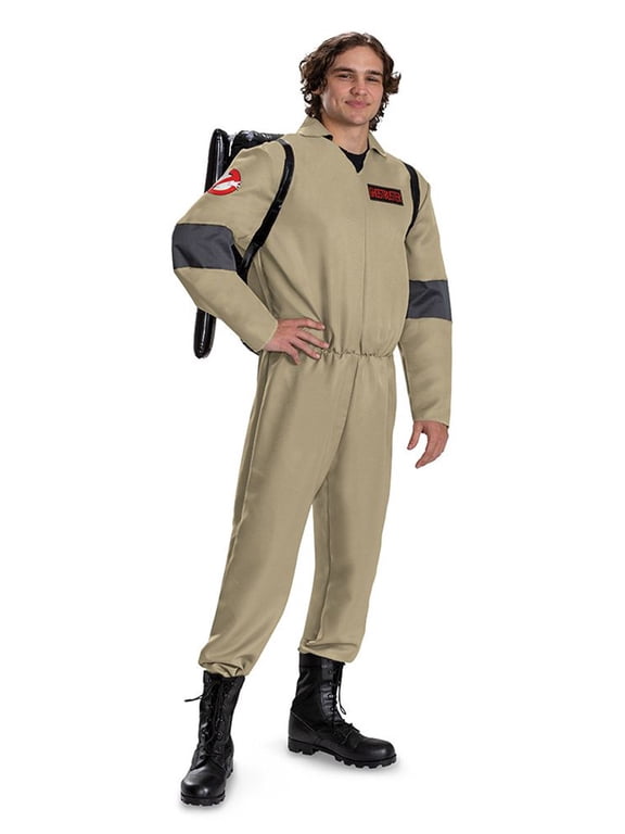 DG164289SXS Adults Classic Ghostbusters Frozen Empire Flight Suit Costume - Extra Small & Small 30-36