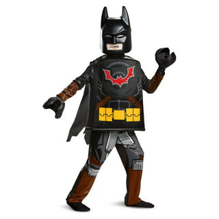  Batman Lego Movie Classic Costume, Black, Large (10-12) : Toys  & Games