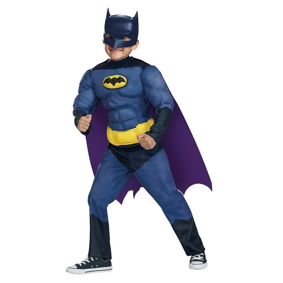 Disguise Boys' Batwheels Batman Muscle Costume - Size 4-6