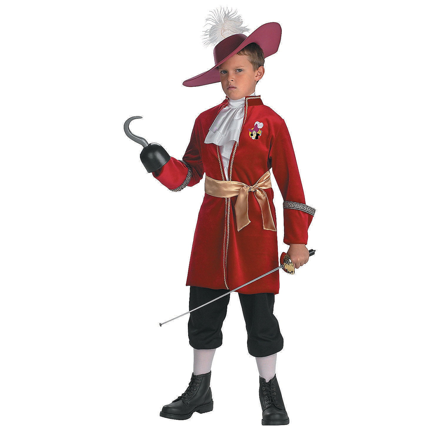 Disguise Boys' Captain Hook Classic Costume - Size 4-6