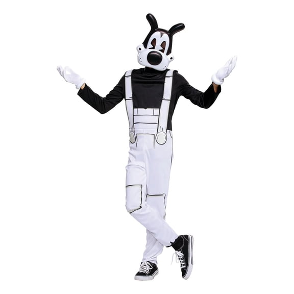 Disguise Boys' Classic Bendy and the Ink Machine Boris the Wolf Costume - Size 14-16