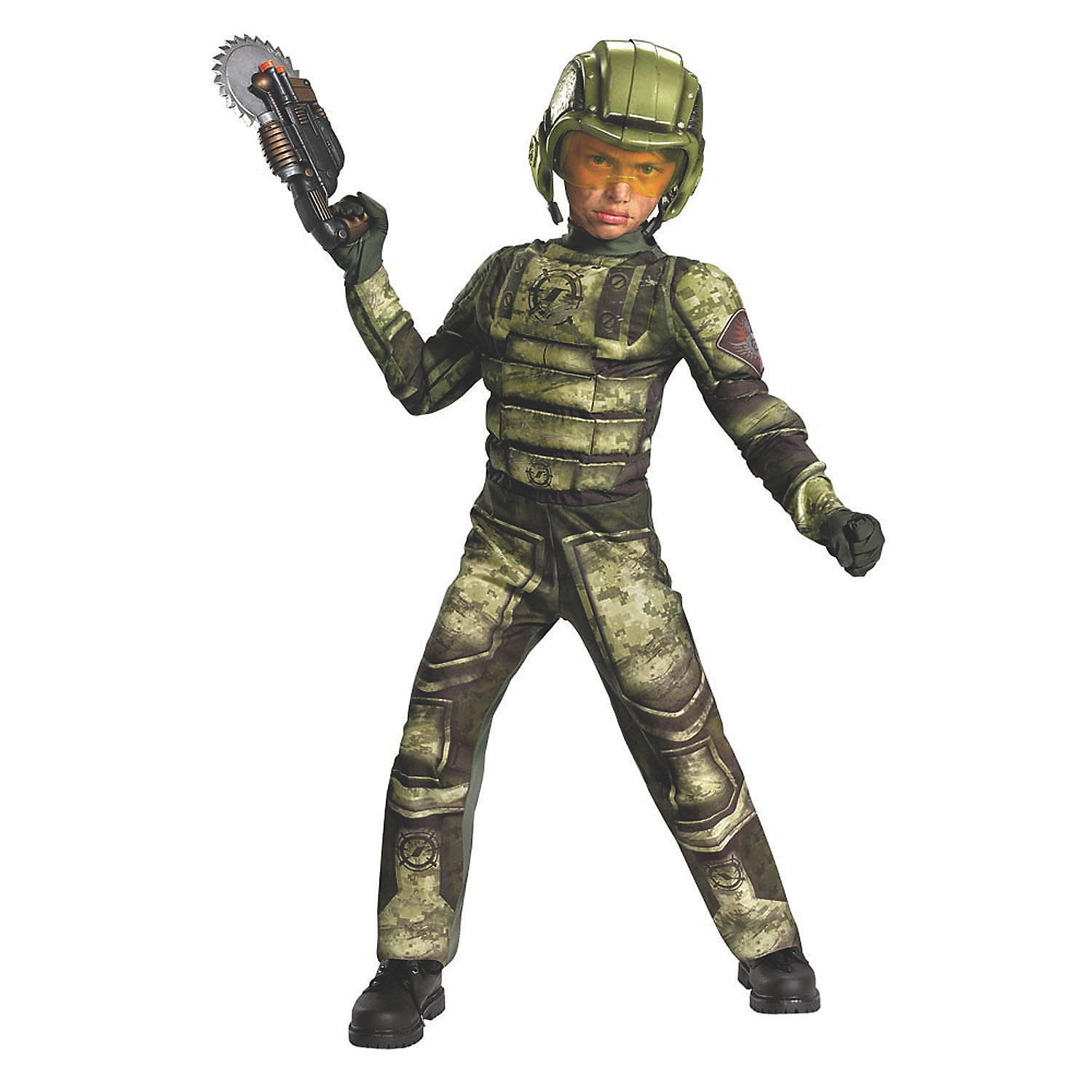 Dress Up America Army Costume for kids – Soldier Costume For Boys and Girls  Large