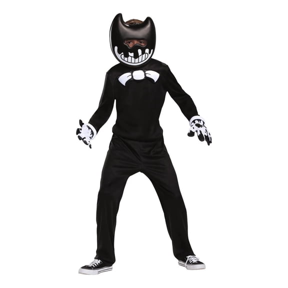 Disguise Boys' Classic Ink Bendy Costume - Size 7-8