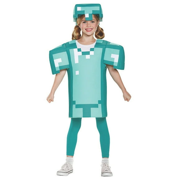 Disguise Boys' Classic Minecraft Armor Tunic Costume - Size 10-12