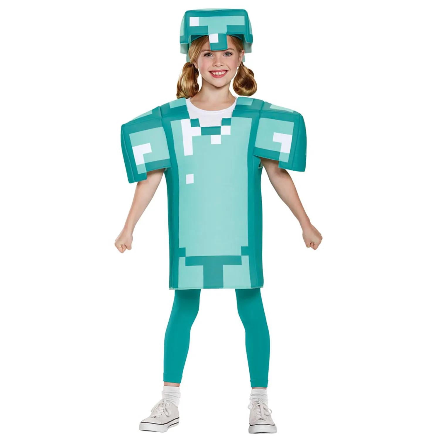 Disguise Boys' Classic Minecraft Armor Tunic Costume - Size 4-6