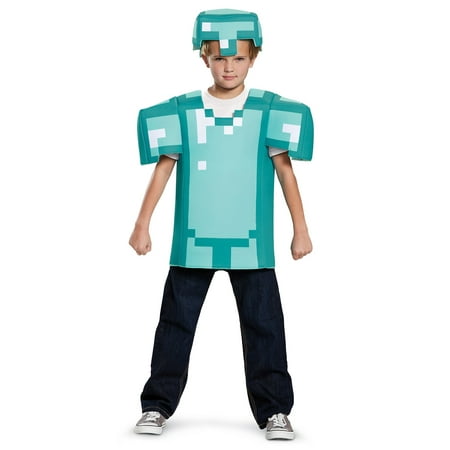 Disguise Boys' Classic Minecraft Armor Tunic Costume - Size 7-8 – BrickSeek
