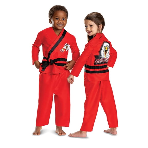 Disguise Boys' Cobra Kai Eagle Fang Classic Costume - Size 10-12 - Red