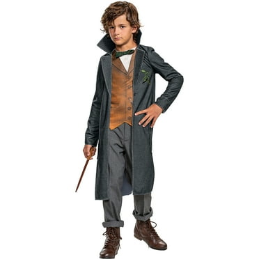 Disguise Boys' Deluxe Fantastic Beasts and Where to Find Them Newt Scamander Costume - Size 4-6