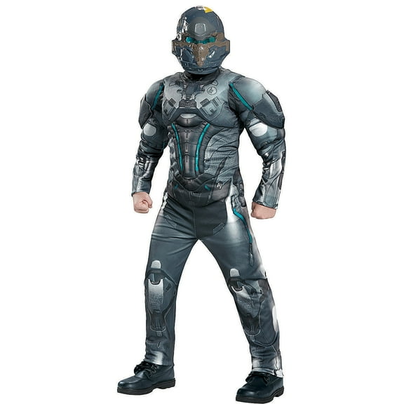 Disguise Boys' HALO 5 Spartan Locke Muscle Costume - 7-8