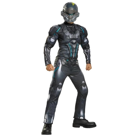 Disguise Boys' HALO 5 Spartan Locke Muscle Costume - Size 4-6