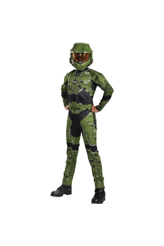 Boys' HALO Infinite Master Chief Jumpsuit Costume - 10-12