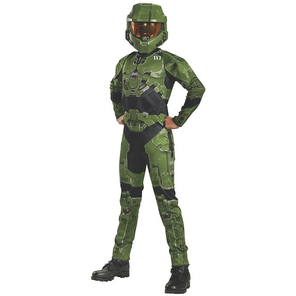 Disguise Boys' HALO Infinite Master Chief Jumpsuit Costume - 10-12