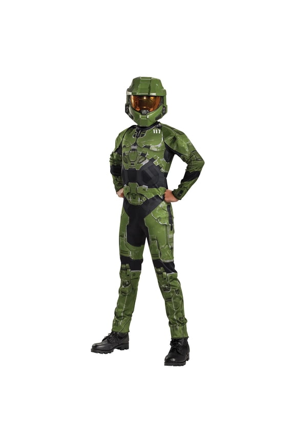 Boys' HALO Infinite Master Chief Jumpsuit Costume - 7-8