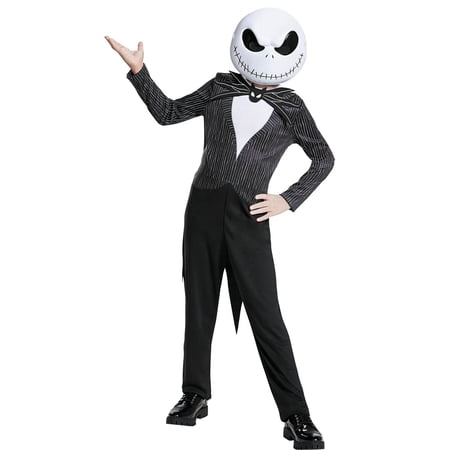 Disguise Boys' Jack Skellington Costume - Size 10-12