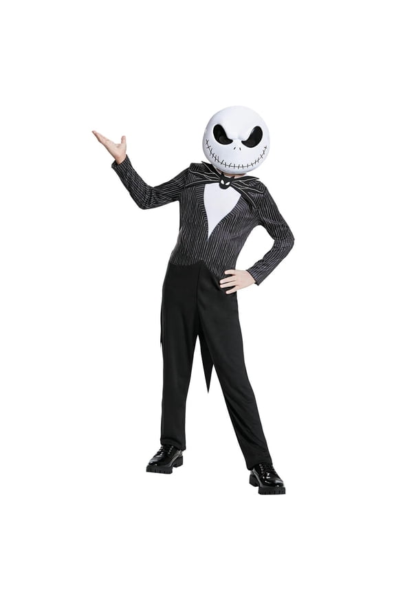 Boys' Jack Skellington Costume - Size 10-12