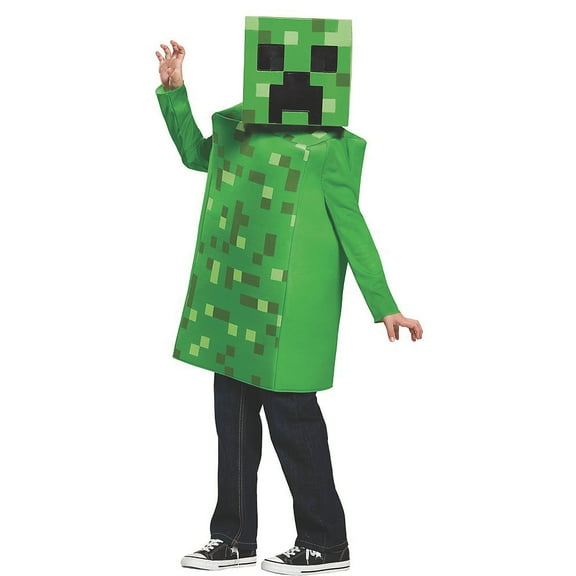 Disguise Boys' Minecraft Creeper Classic Costume - Size 10-12