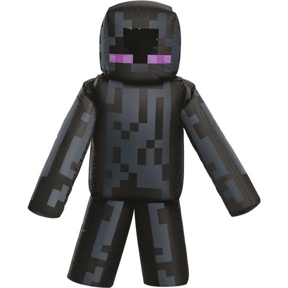 Disguise Boys' Minecraft Inflatable Enderman Costume - One Size Fits Most