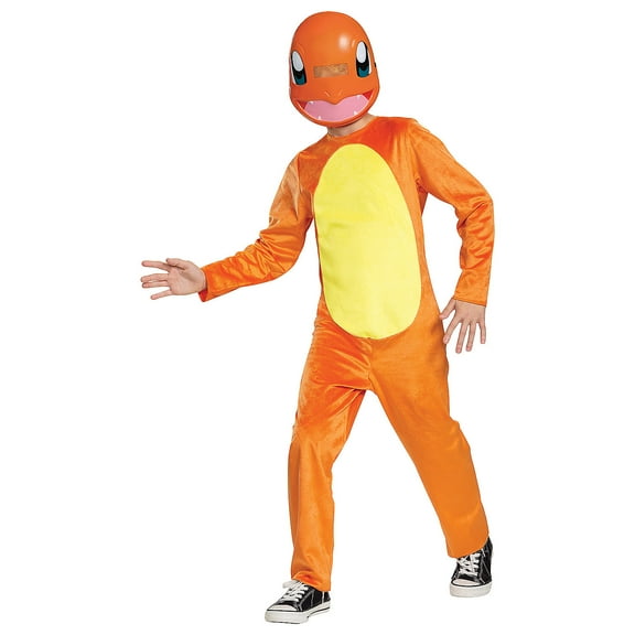 Disguise Boys' Pokemon Charmander Hooded Costume - Size 10-12