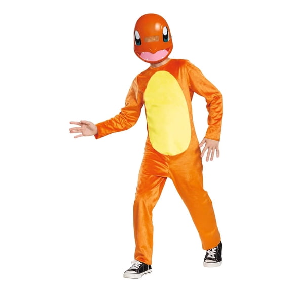 Disguise Boys' Pokemon Charmander Hooded Costume - Size 7-8