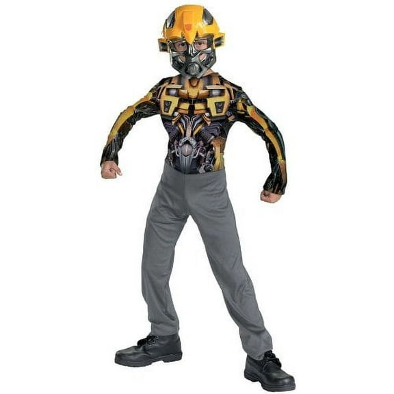 Disguise Boys 'RotF Bumblebee' Child Costume, Yellow/Black/Grey, M