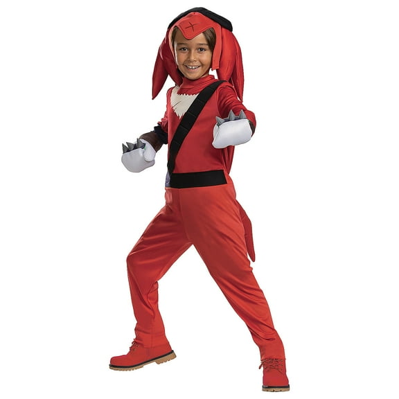 Disguise Boys' Sonic Prime Knuckles Deluxe Costume - Size 10-12