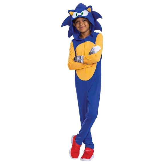 Disguise Boys' Sonic Prime Sonic Classic Costume - Size 10-12